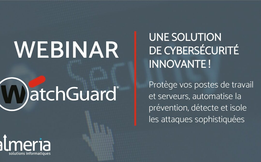 Webinar Watchguard EPDR
