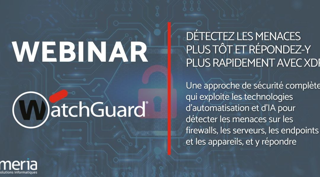 Webinar Watchguard XDR